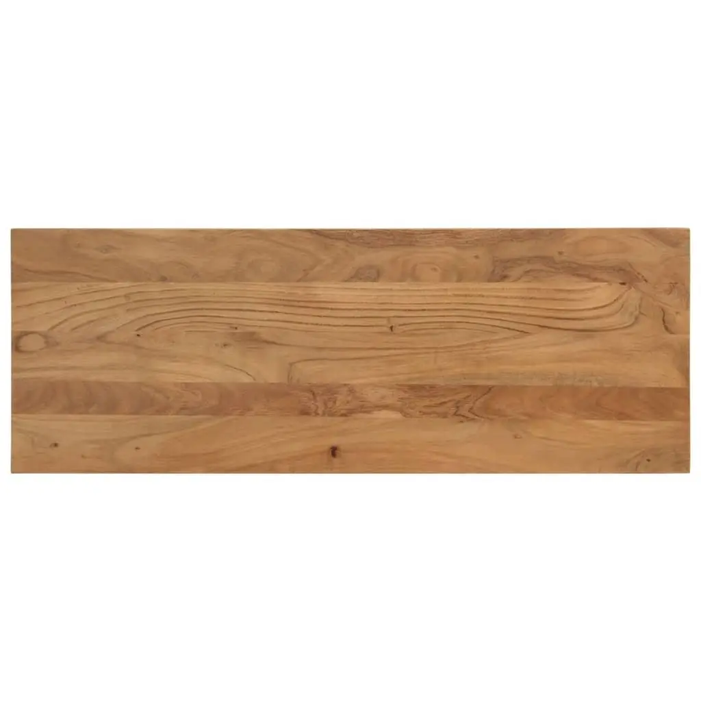 Dining Bench Industrial Style 110x40x46 cm Solid Acacia Wood Steel