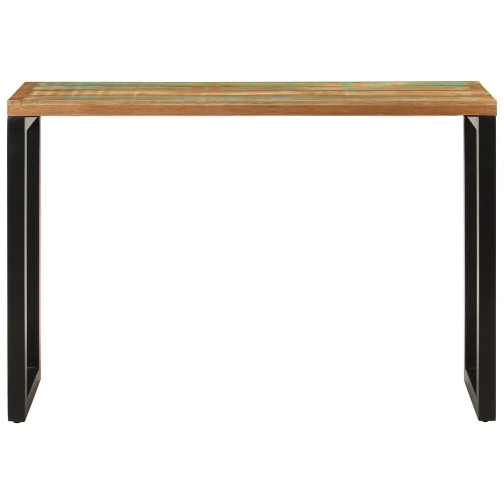 Solid Reclaimed Wood Console Table for Entryway 110x35x75 cm