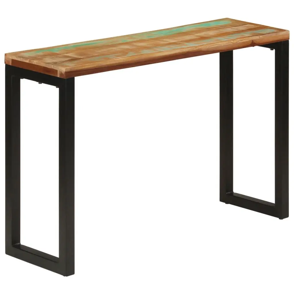 Solid Reclaimed Wood Console Table for Entryway 110x35x75 cm