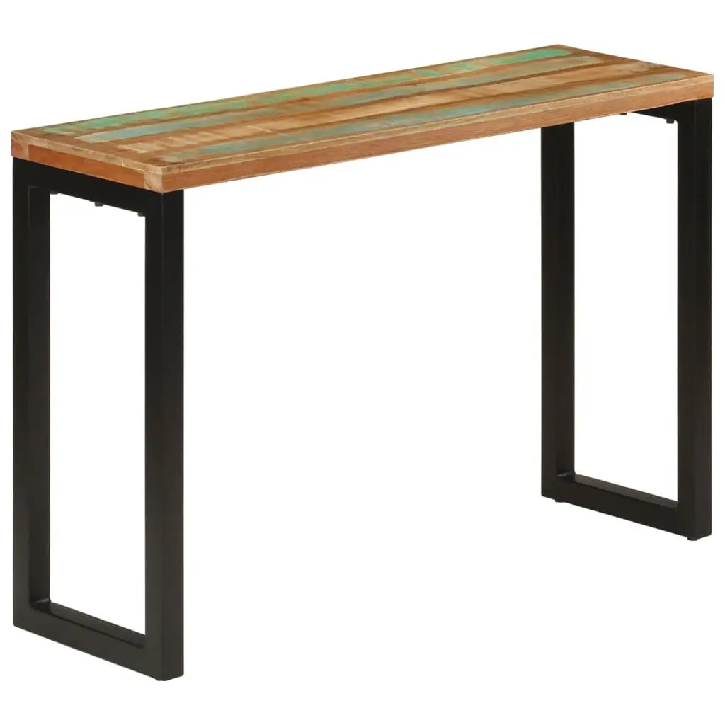Solid Reclaimed Wood Console Table for Entryway 110x35x75 cm
