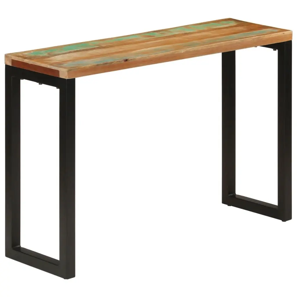 Solid Reclaimed Wood Console Table for Entryway 110x35x75 cm