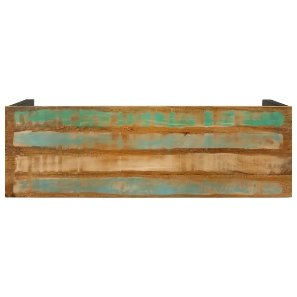 Solid Reclaimed Wood Console Table for Entryway 110x35x75 cm