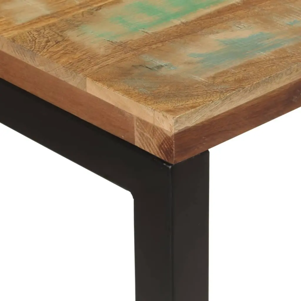 Solid Reclaimed Wood Console Table for Entryway 110x35x75 cm