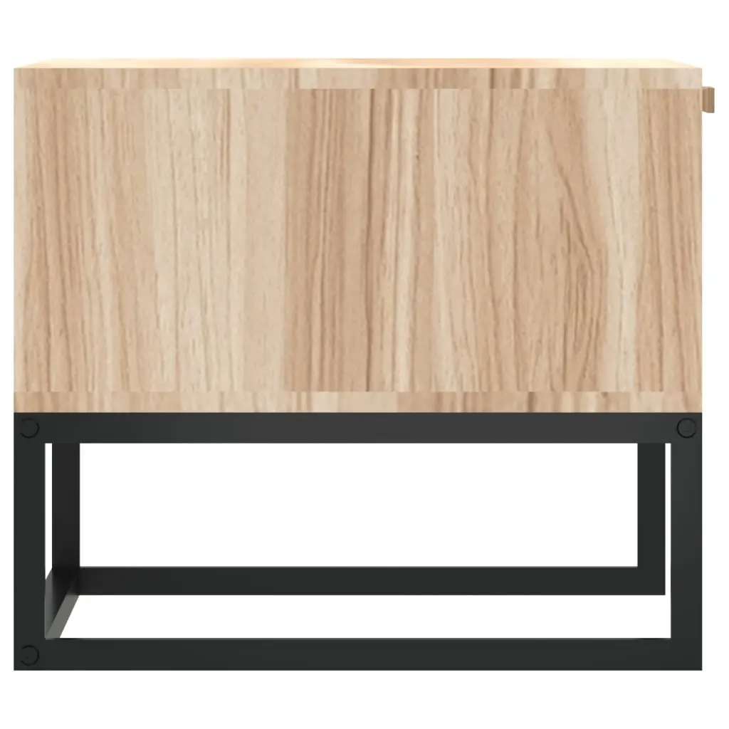 Brown Coffee Table with Storage Drawers