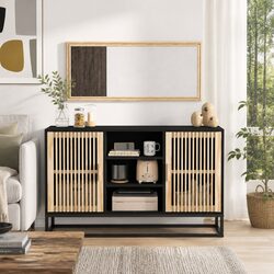 Black Sideboard 105x30x65 cm for Elegant Storage