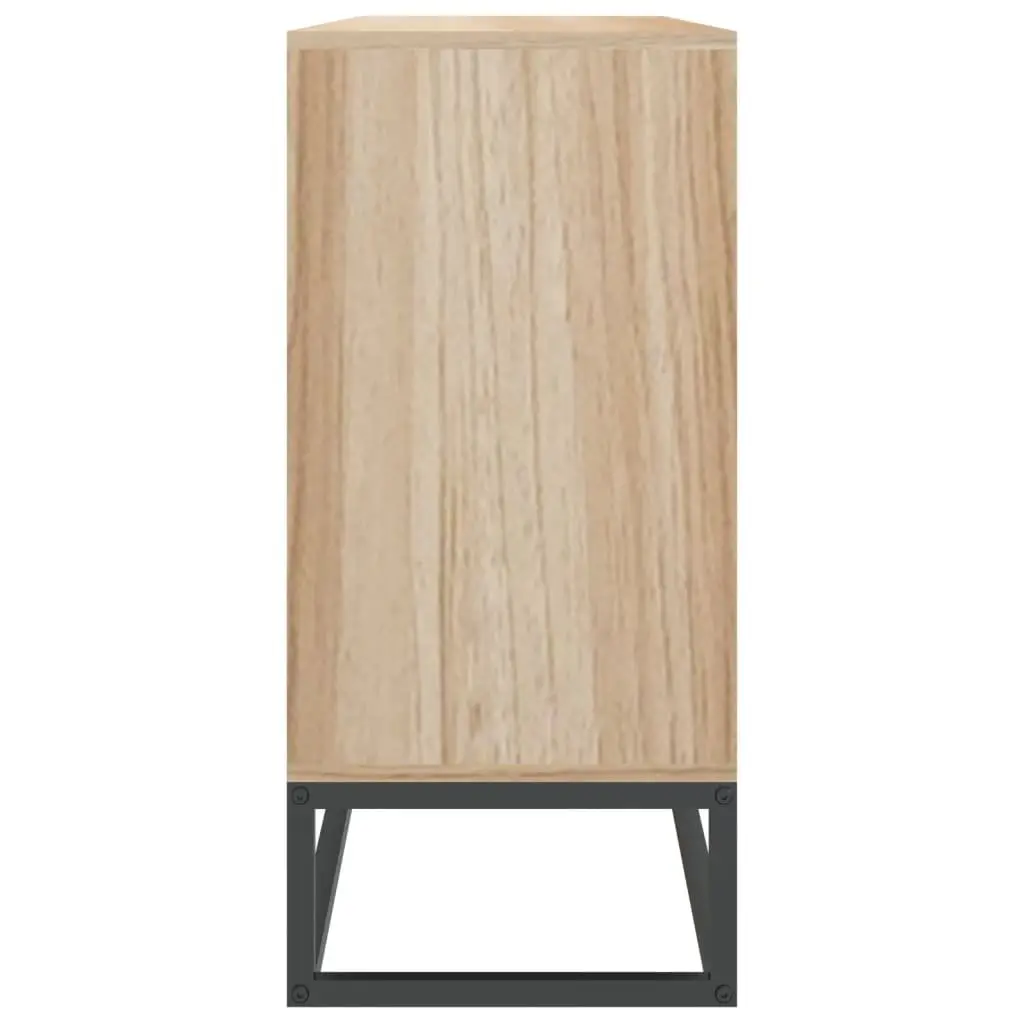 Sideboard Cabinet 105x30x65cm Brown Engineered Wood Storage Buffet Furniture