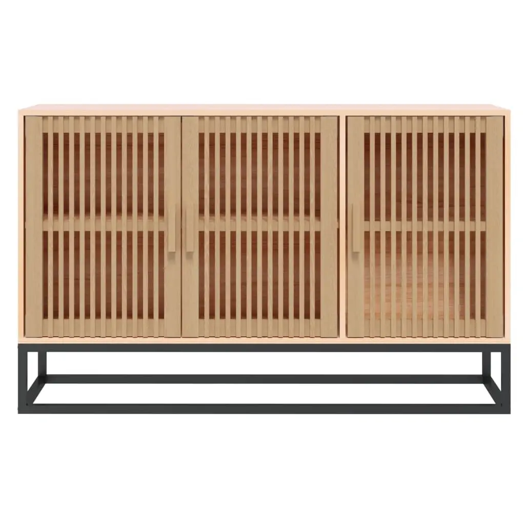 Brown Sideboard Storage Cabinet for Living Room