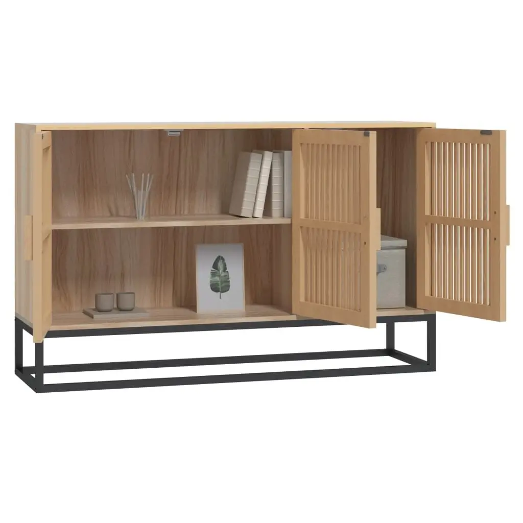 Brown Sideboard Storage Cabinet for Living Room