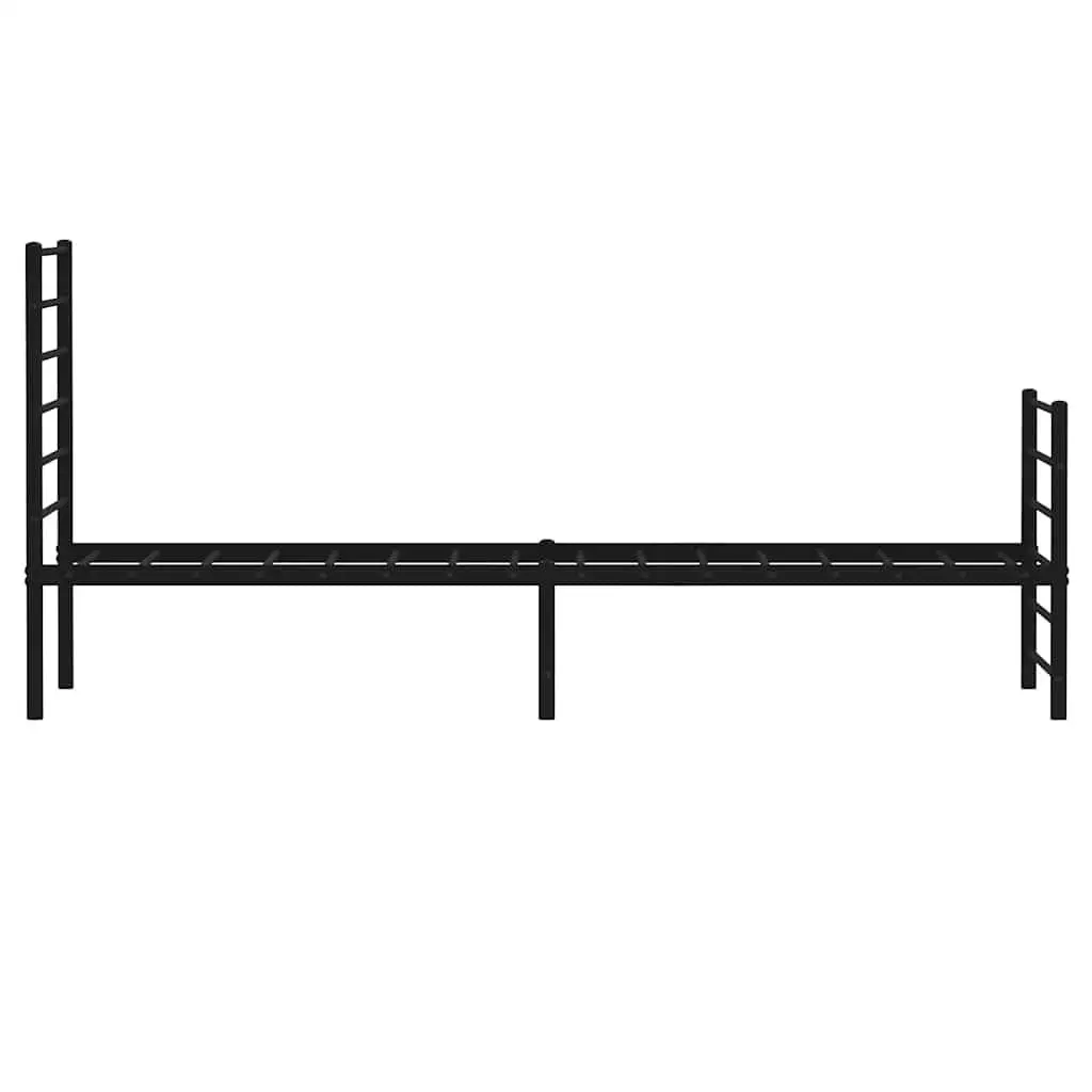 Metal Bed Frame King Single 107x203 cm Black