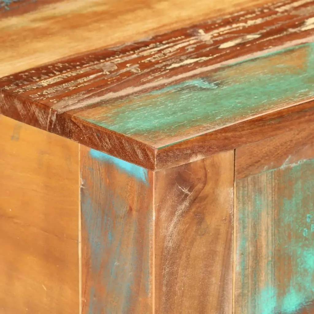 Reclaimed Wood Console Table 110x30x75 cm Brown Handcrafted Storage Drawers for Entryway Hallway
