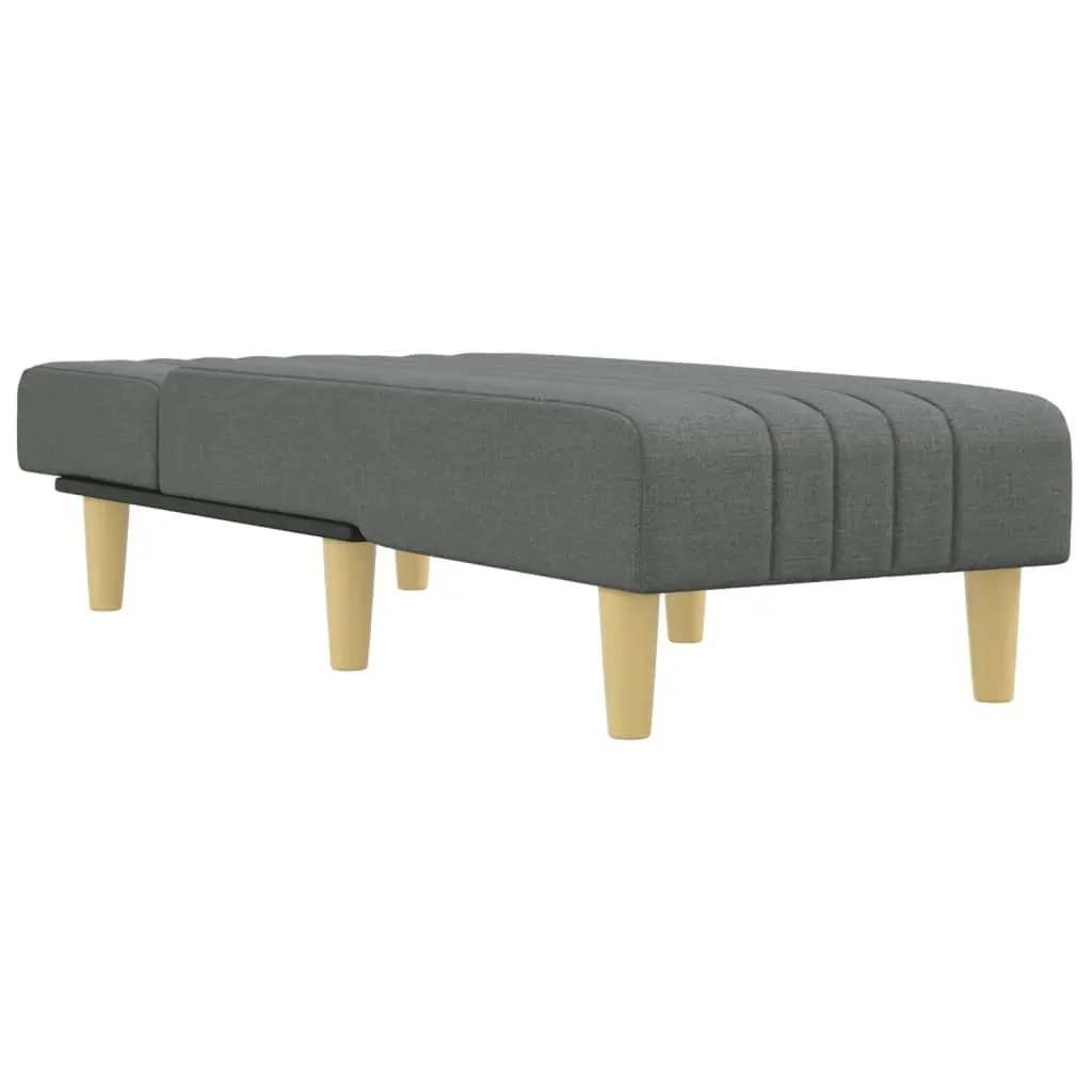 Chaise Longue Reclining Lounge Chair 3-Position Convertible Relaxation Seat
