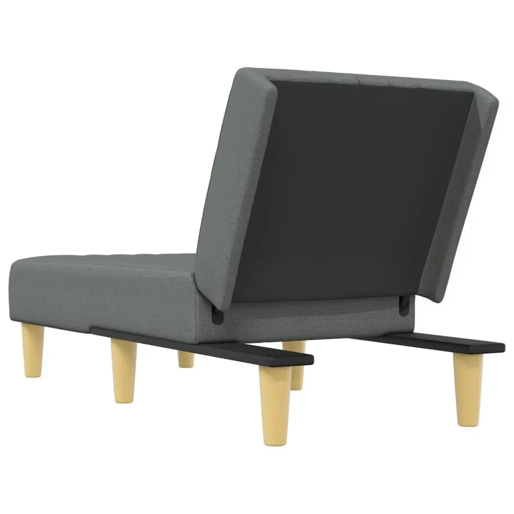 Chaise Longue Reclining Lounge Chair 3-Position Convertible Relaxation Seat