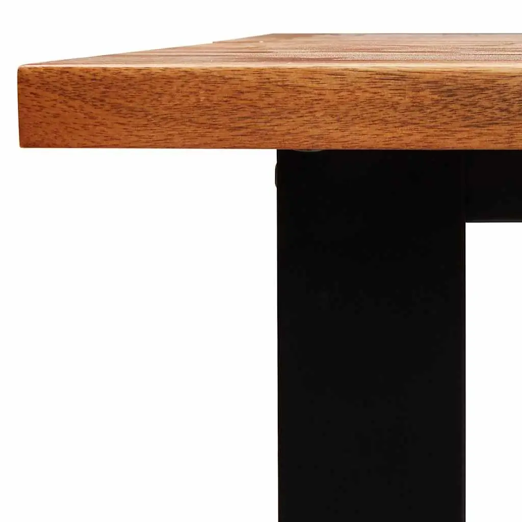 Dining Table Live Edge 180x90x75 cm Solid Wood Acacia