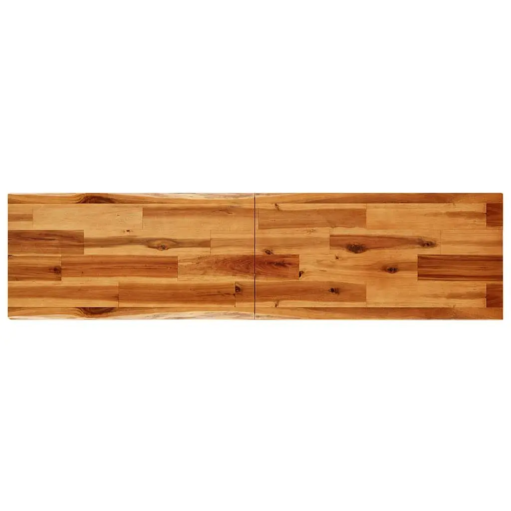 Live Edge Console Table 140x40x80cm Solid Wood Acacia Brown