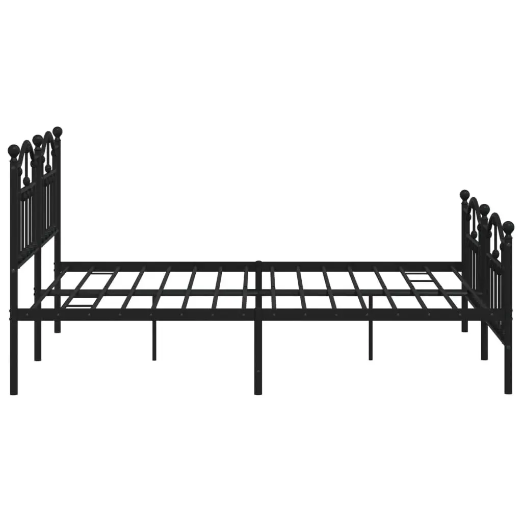 King Size Metal Bed Frame with Headboard