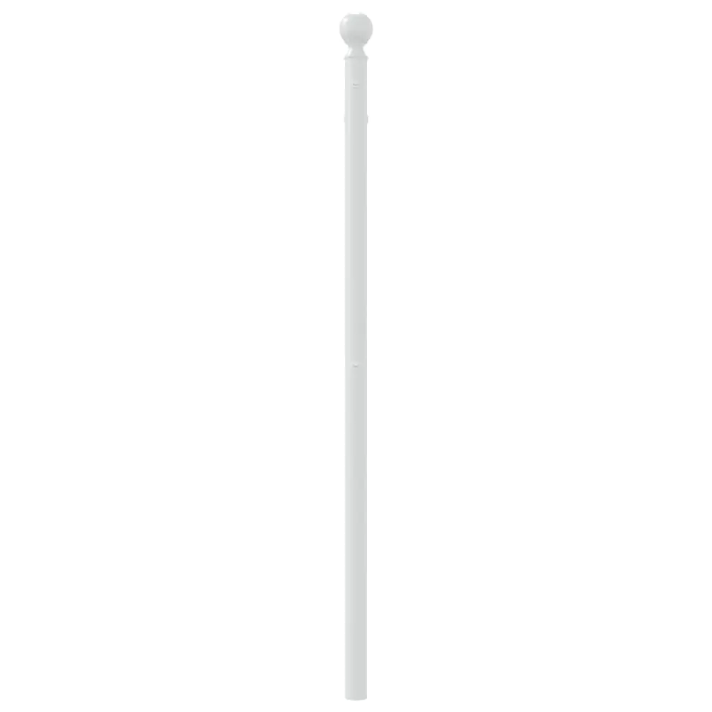 Metal Headboard White 107cm Powder Coated Steel