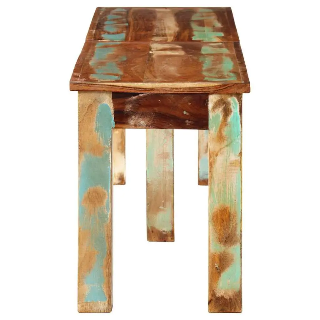 Indoor Bench Solid Reclaimed Wood Brown 160cm Long 35cm Wide 46cm High