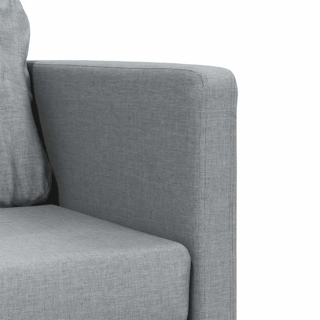 Floor Sofa Bed Convertible Loveseat Double Bed Grey Fabric Folding