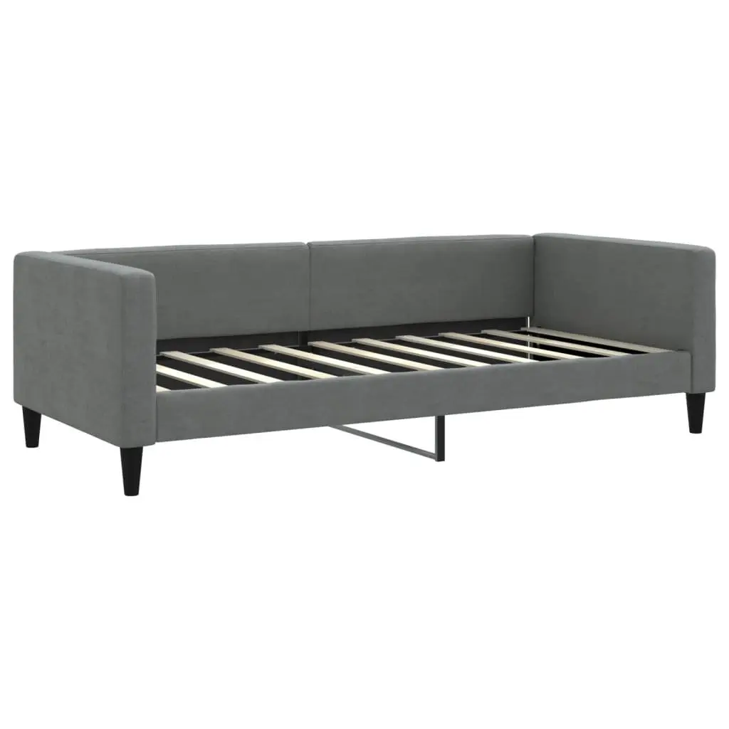 Grey Fabric Day Bed Sofa Bed 90x190 cm
