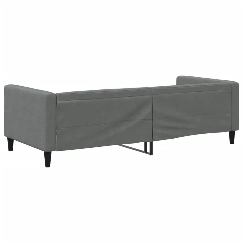 Grey Fabric Day Bed Sofa Bed 90x190 cm