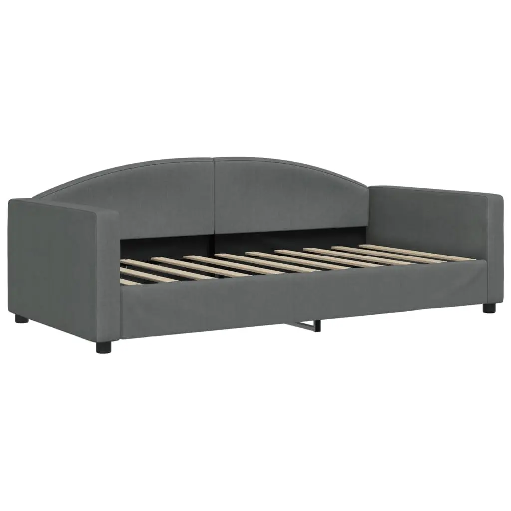 Grey Fabric Day Bed Sofa Bed 90x190 cm