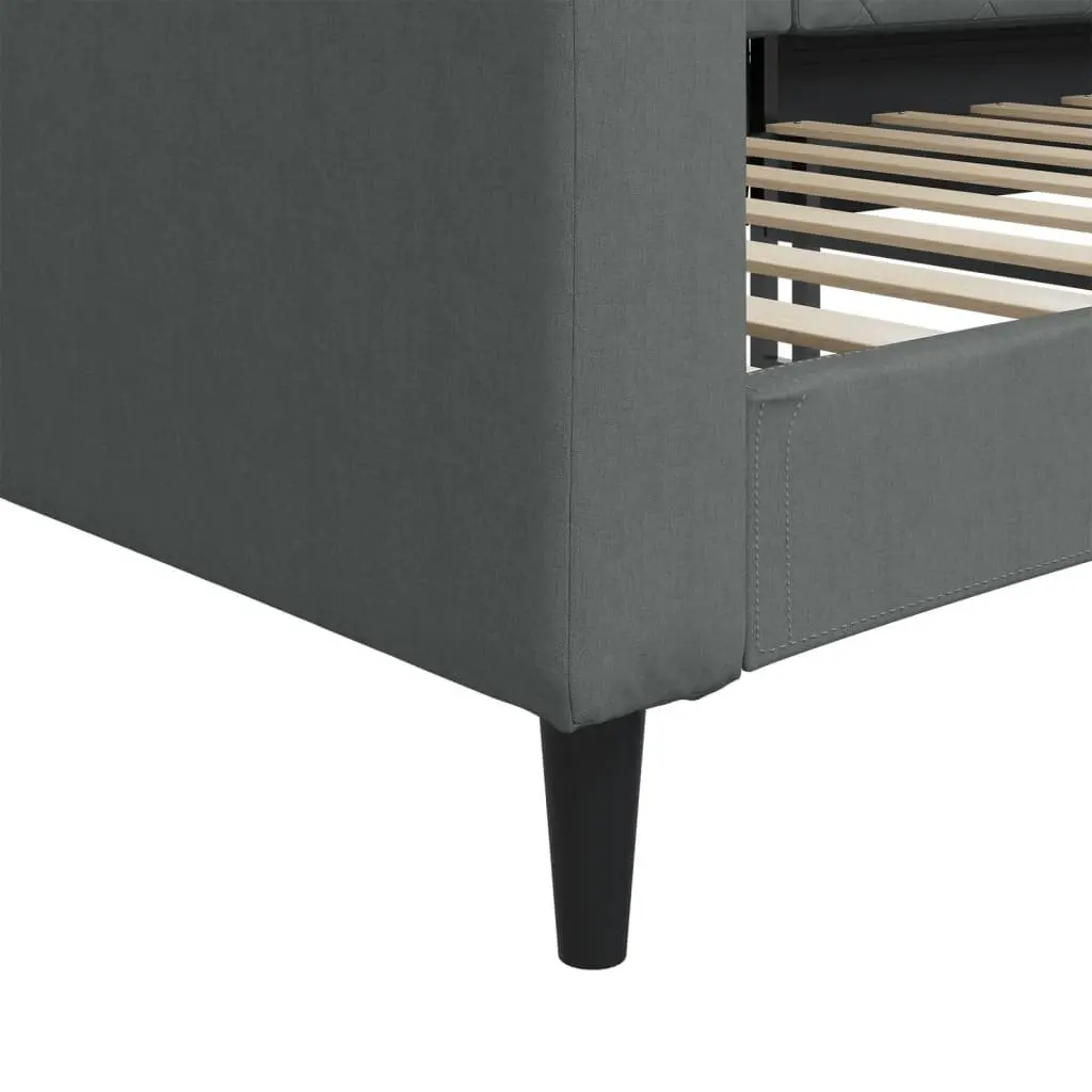 Grey Fabric Day Bed Sofa Bed 90x190cm
