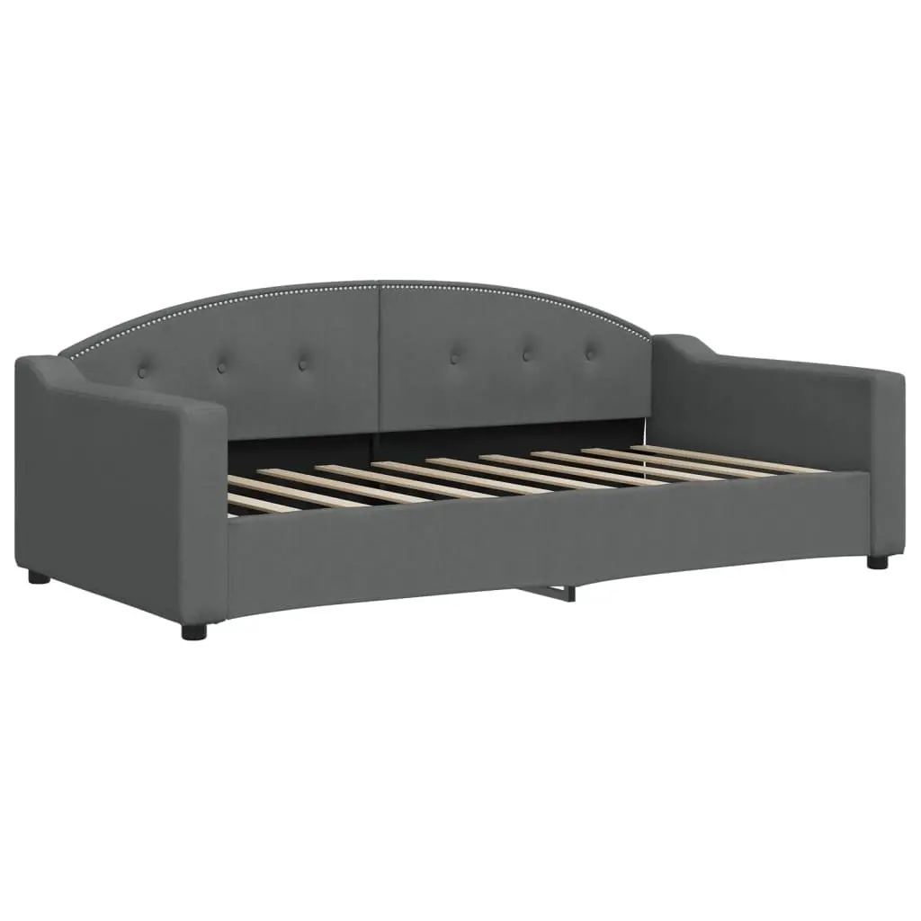 Grey Fabric Day Bed Sofa Bed 90x190cm