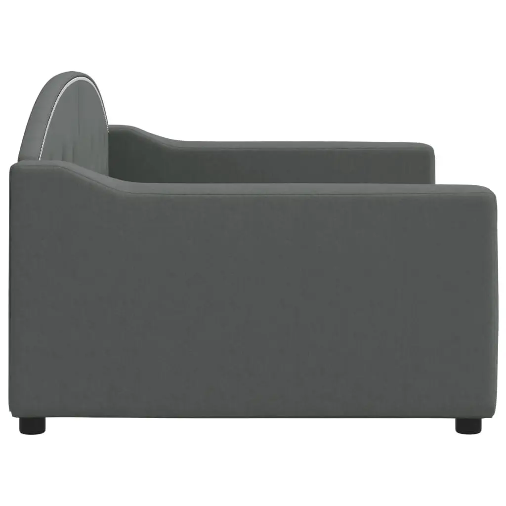 Grey Fabric Day Bed Sofa Bed 90x190cm