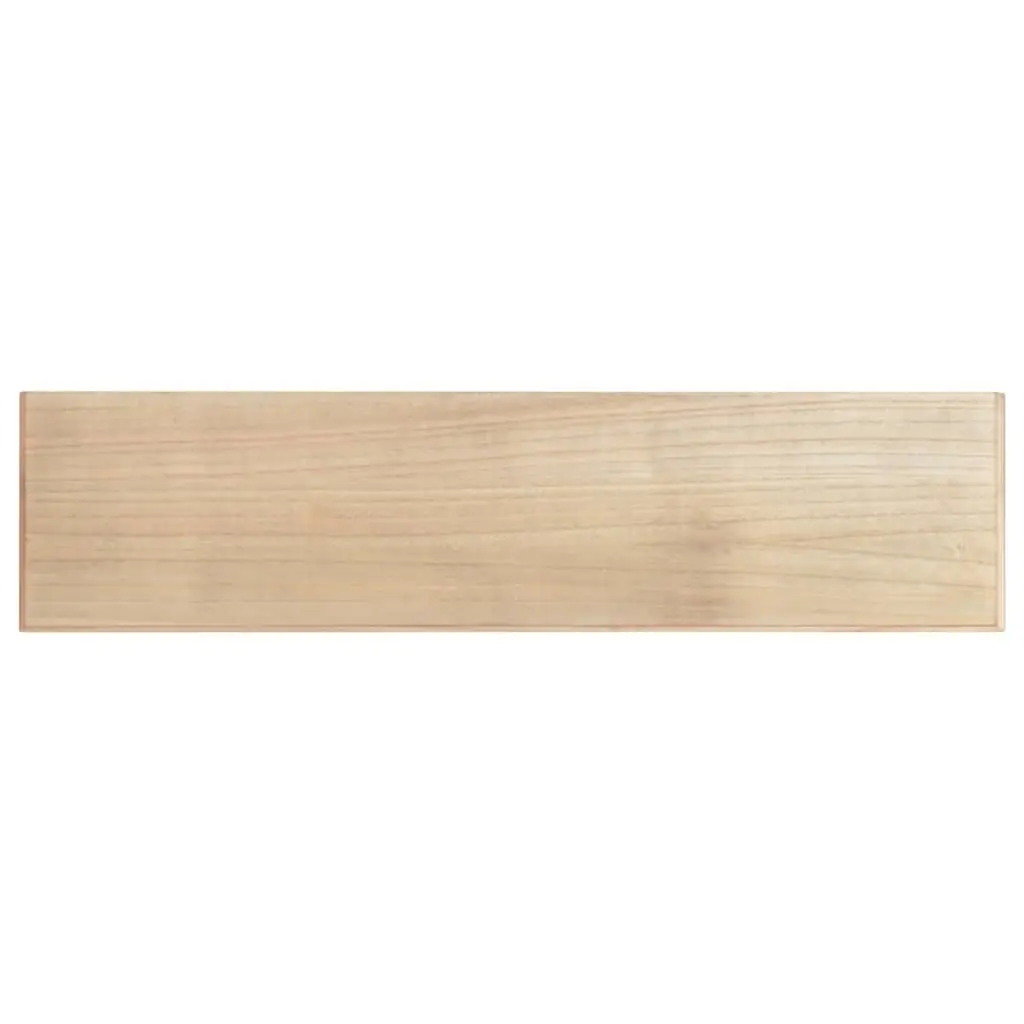 Console Table Black 110x30x76cm Engineered Wood with Solid Pine Legs