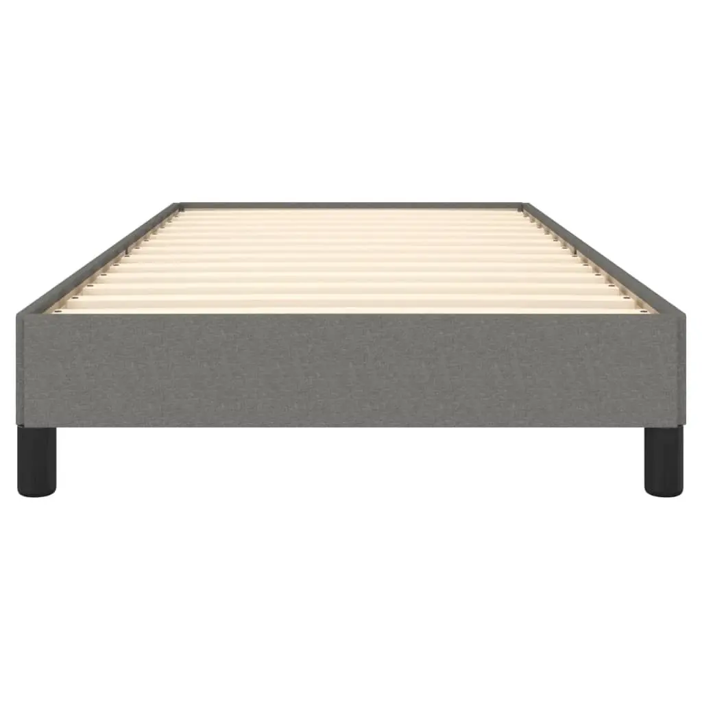 Grey Fabric Upholstered King Single Bed Frame