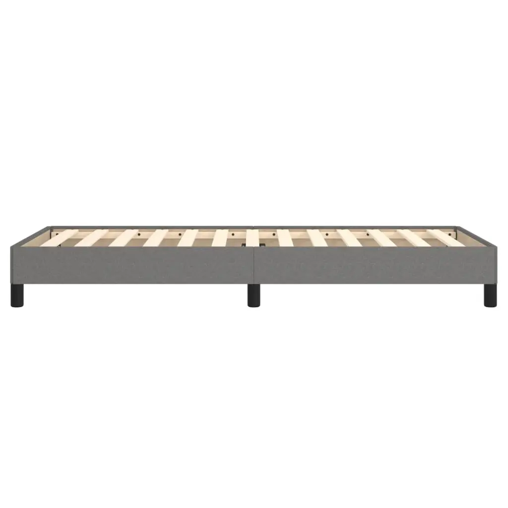 Grey Fabric Upholstered King Single Bed Frame