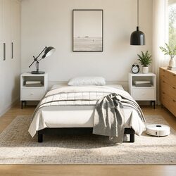 Black Velvet King Single Bed Frame for Cozy Bedrooms