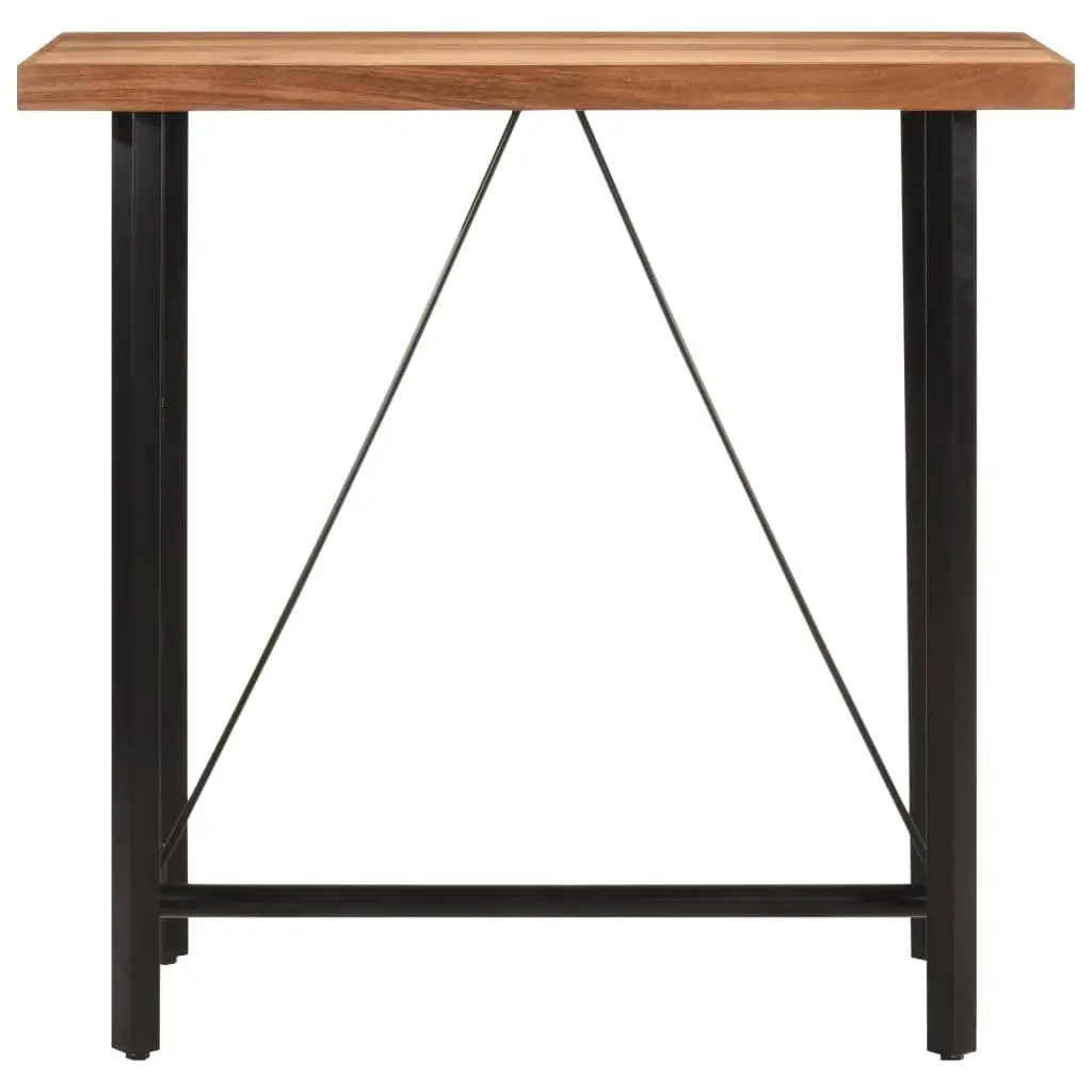 Solid Acacia Wood Bar Table 110x55x107 cm Brown
