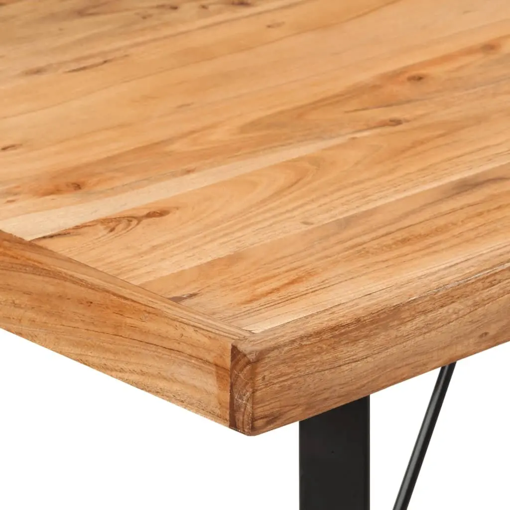 Solid Acacia Wood Bar Table 110x55x107 cm Brown