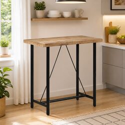 Solid Mango Wood Bar Table 110x55x107 cm