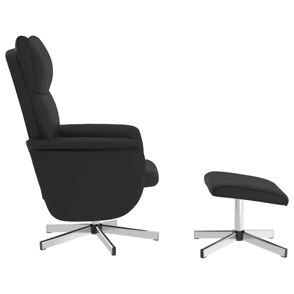 Faux Leather Massage Recliner Chair with Footstool