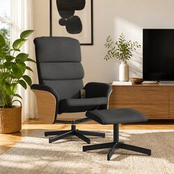 Comfortable Massage Recliner Chair with Footstool