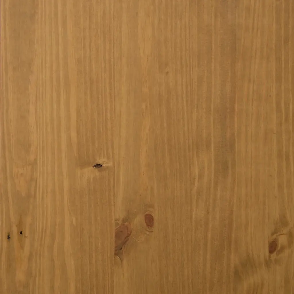Brown Solid Pine Wood Drawer Cabinet 80x40x80 cm