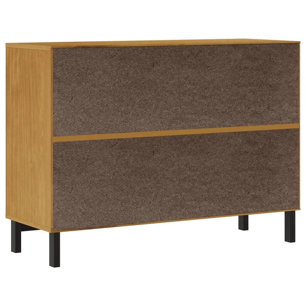 Drawer Cabinet Chest of Drawers 110x40x80 cm Brown Wood Storage Organizer