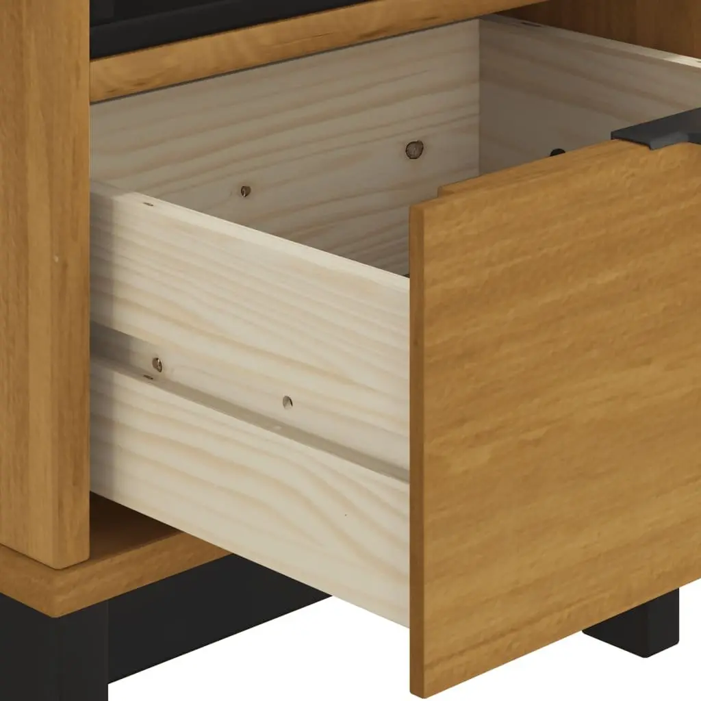 Side Table 50x50x50 cm Solid Wood Storage End Table Living Room Furniture