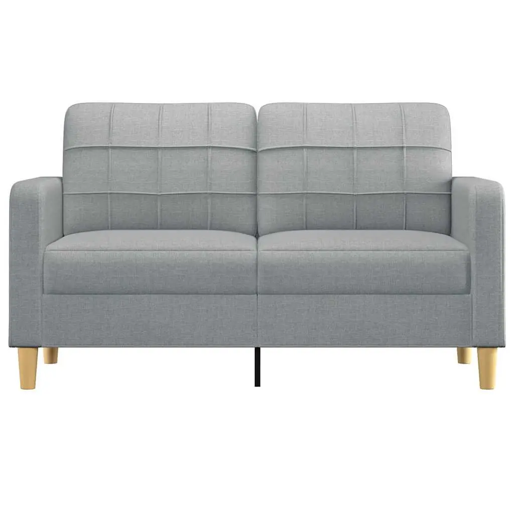 Light Grey 2-Seater Sofa 140cm for Relaxing Spaces