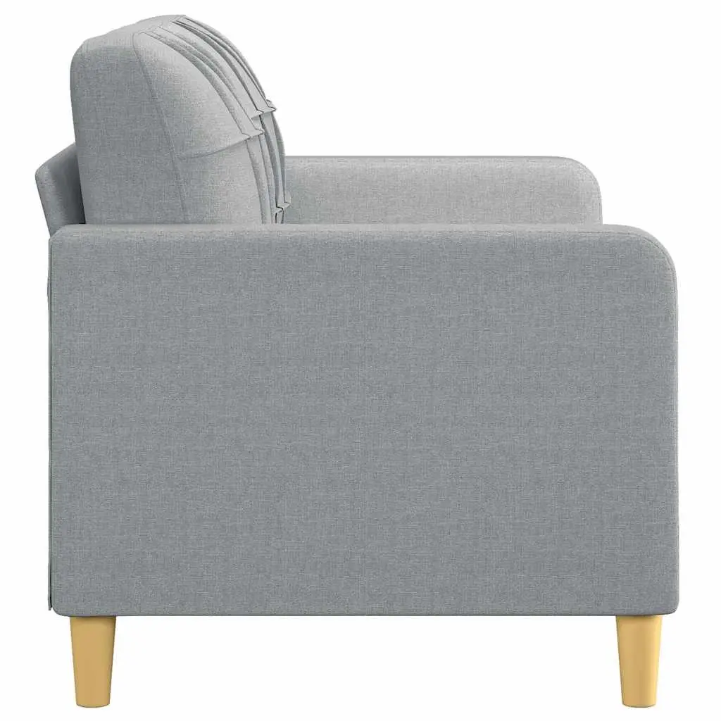 Light Grey 2-Seater Sofa 140cm for Relaxing Spaces