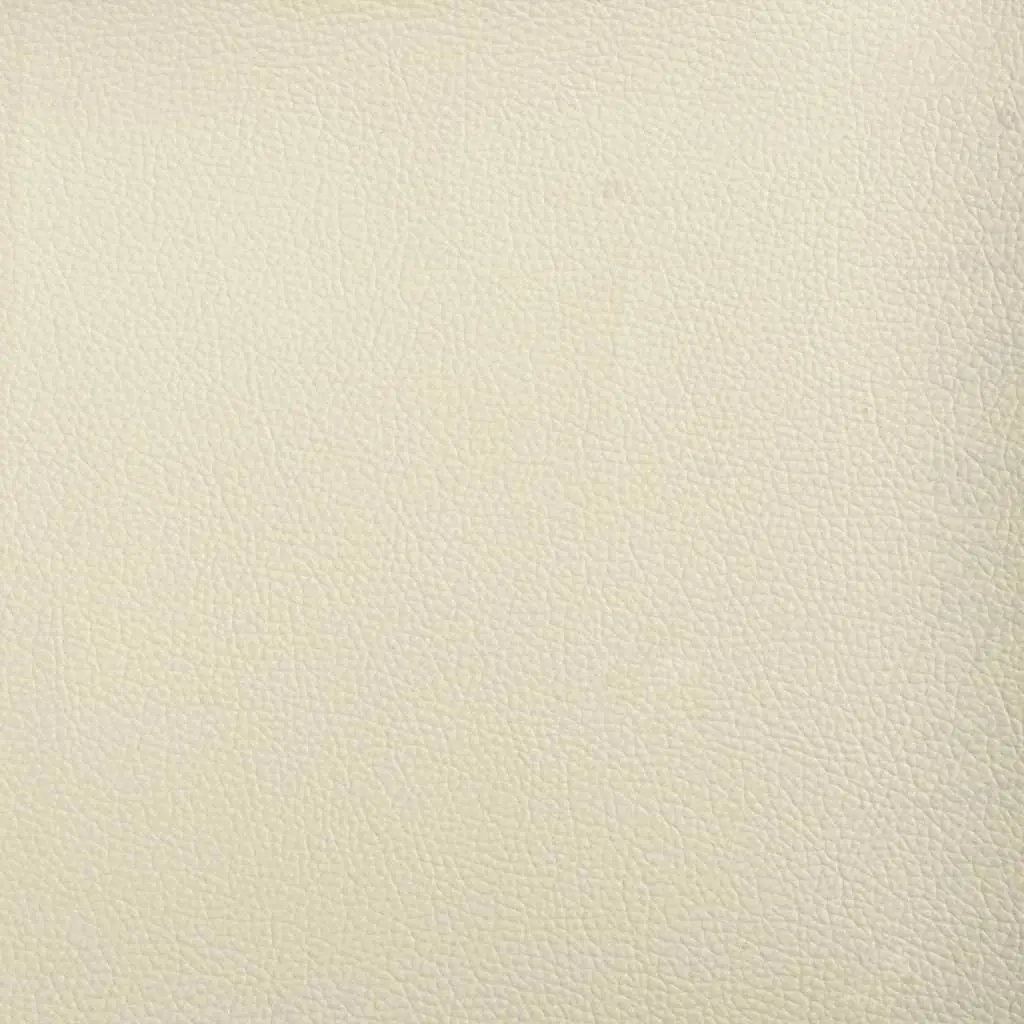 Sofa Chair Cream Faux Leather Armchair Modern Living Room Seating Furniture