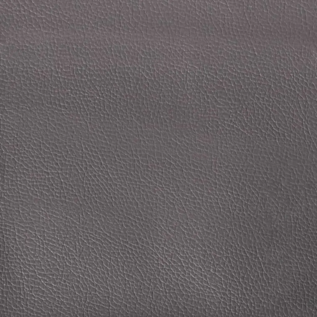 3-Seater Sofa Grey 180cm Faux Leather