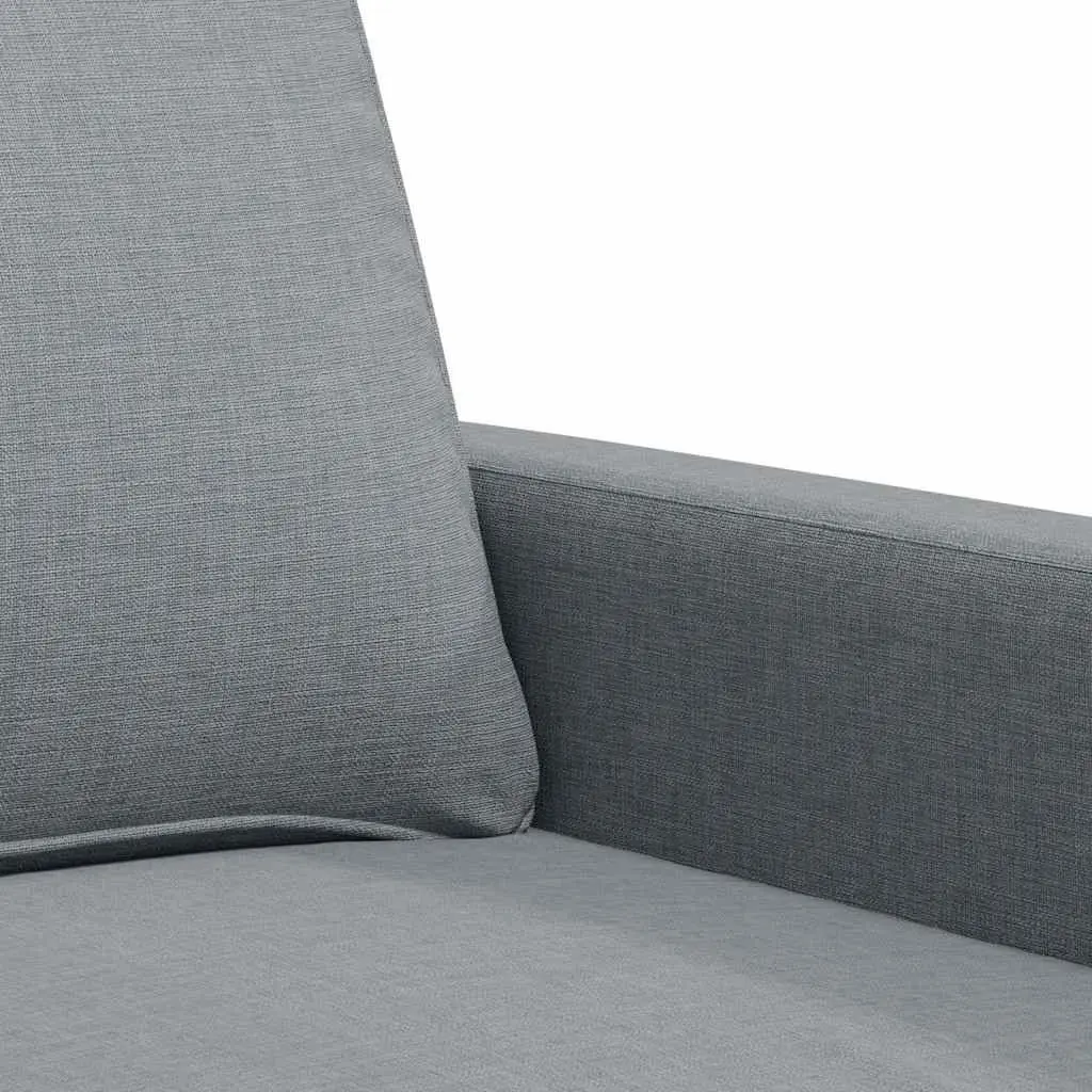 Sofa Chair Grey Fabric Armchair Living Room Lounge Seat Padded Comfortable