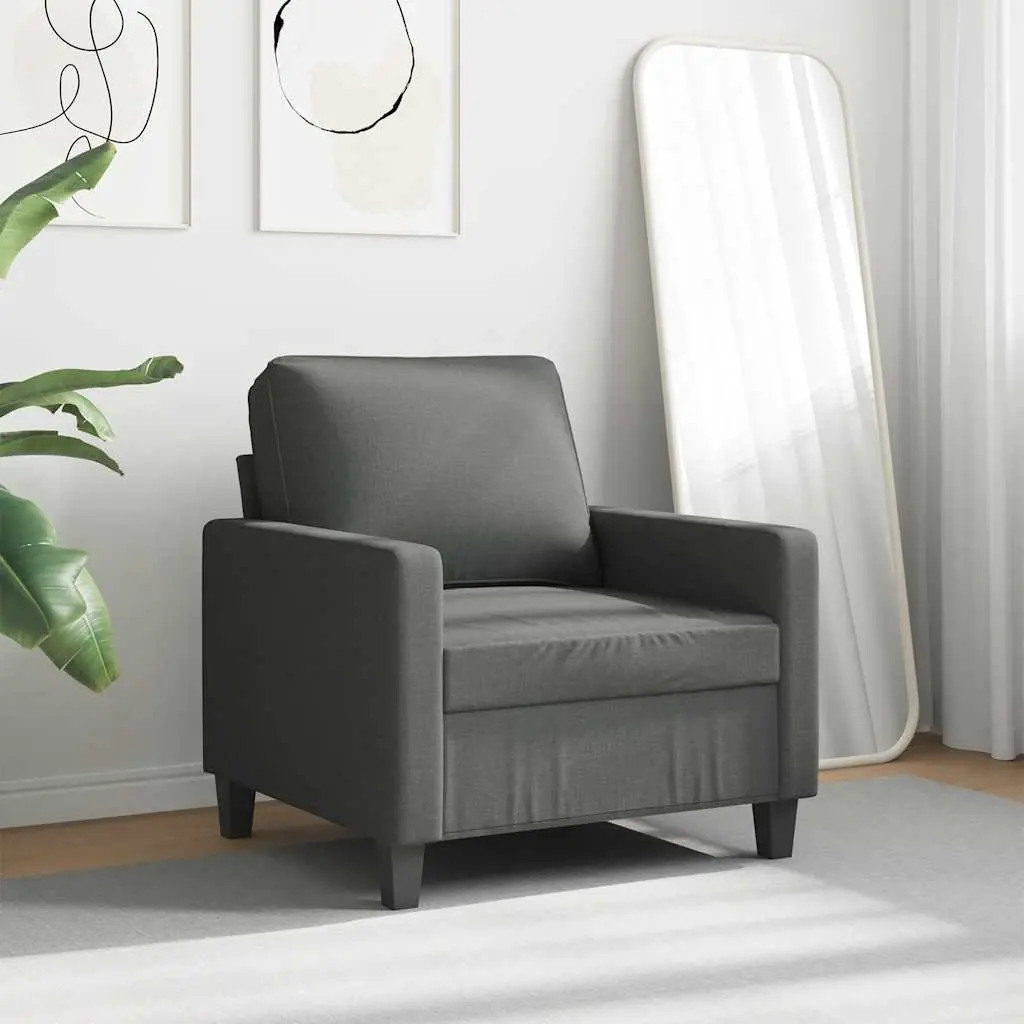 Grey Fabric Sofa Chair for Relaxation
