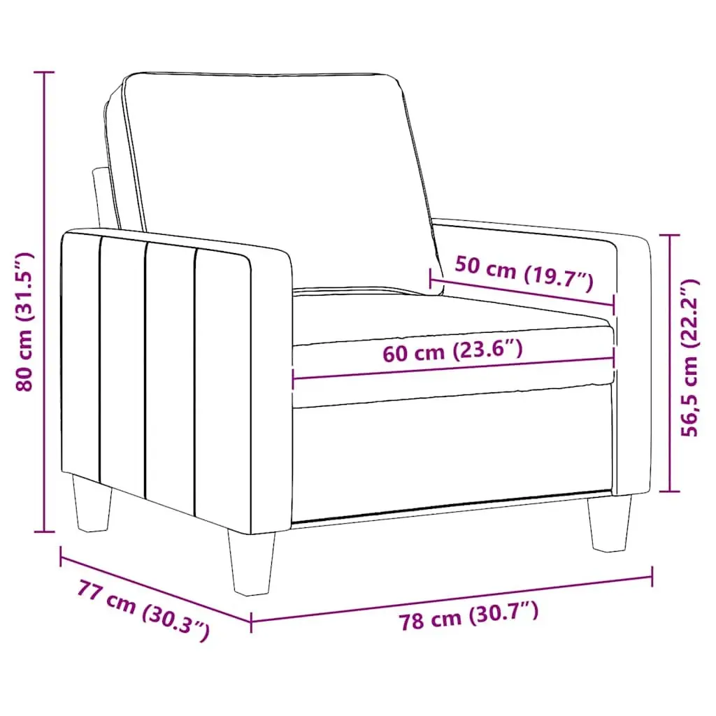 Grey Fabric Sofa Chair for Relaxation