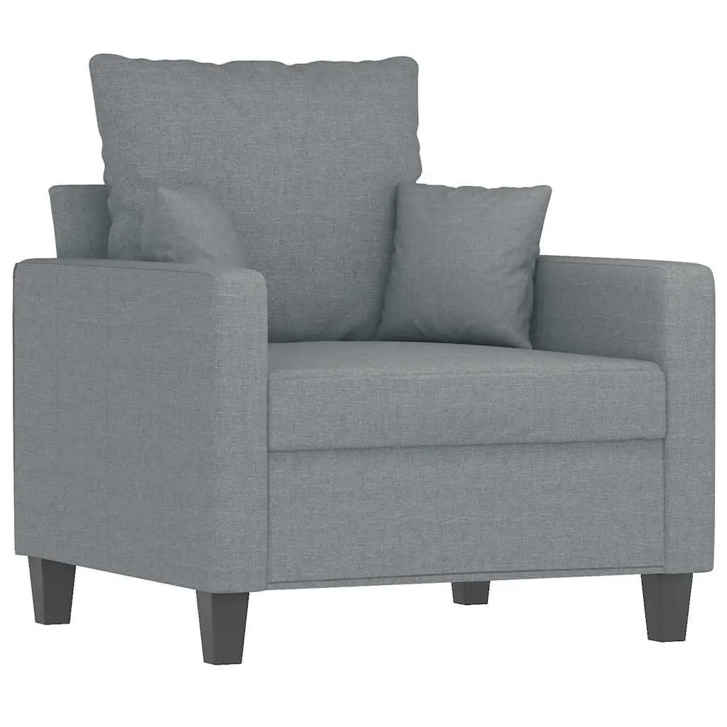 Grey Fabric Sofa Chair 60cm