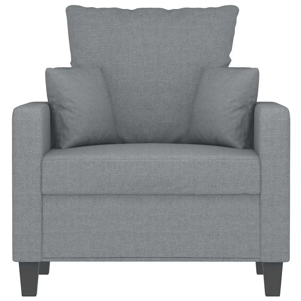 Grey Fabric Sofa Chair 60cm