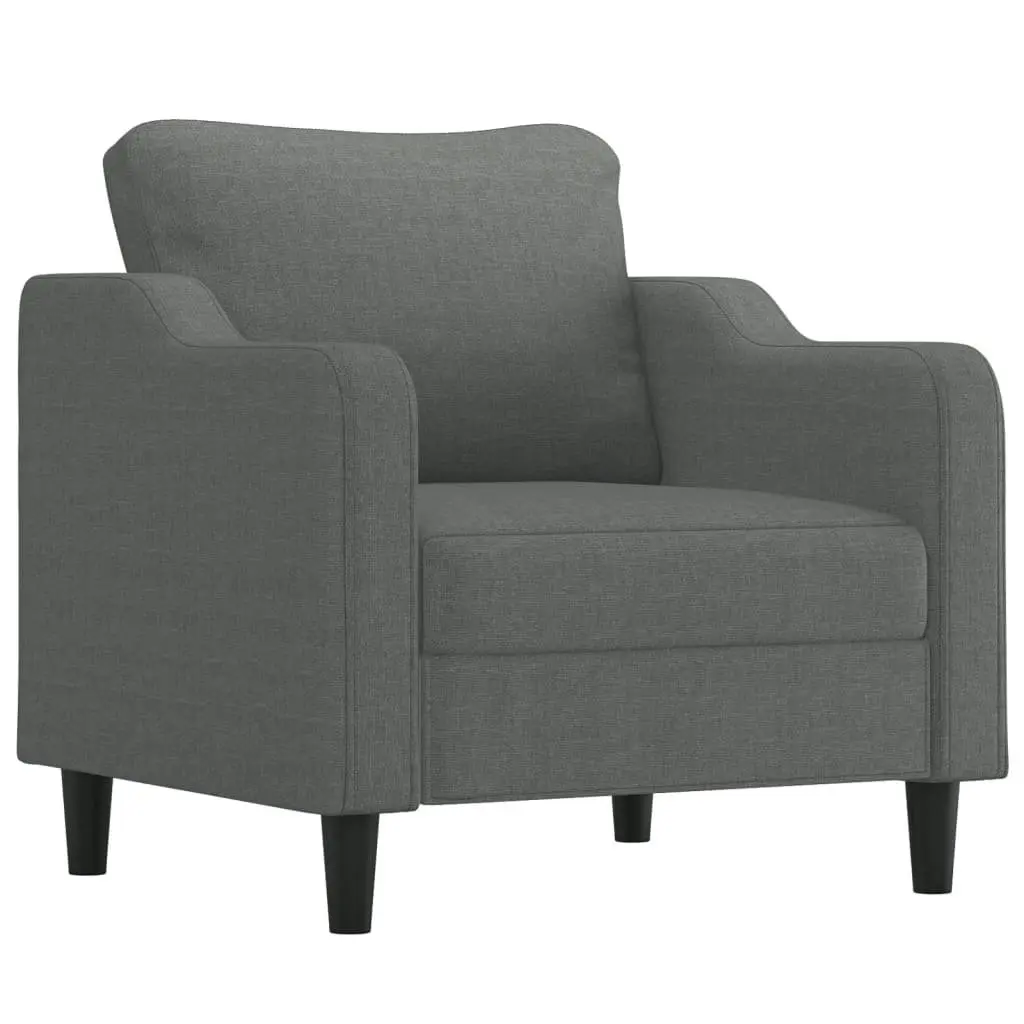 Single Seat Grey Sofa Chair for Living Room Comfort